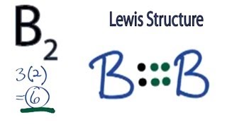 B2 Lewis Structure How to Draw the Lewis Structure for B2 [upl. by Ida]