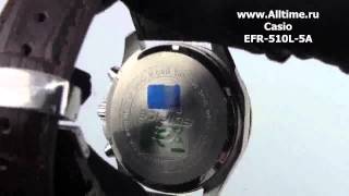 Мужские японские наручные часы Casio Edifice EFR510L5A [upl. by Peddada]