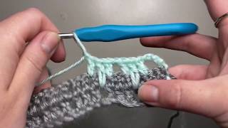 Larksfoot Stitch Crochet [upl. by Rehctelf609]