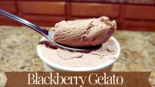 Homemade Blackberry Gelato Recipe  Homemade Ice Cream Recipe  Homemade Gelato Recipe [upl. by Odelia]