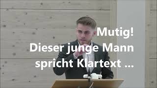 MUTIG Dieser junge Mann spricht Klartext und rüttelt Leute aus dem Schlaf [upl. by Helge]