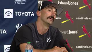 Matt Carpenter talks about returning to St Louis with Yankees [upl. by Asquith]