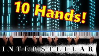 Interstellar Main Theme with 10 hands on the piano [upl. by Colson]