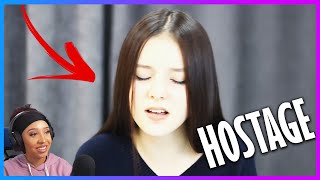 Daneliya Tuleshova  Hostage Billie Eilish cover  REACTION [upl. by Gertruda]