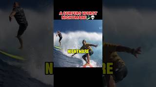 Surfers WORST NIGHTMARE HAPPENS… viralvideos scary surfing bascosta shorts surfer ocean [upl. by Artenra]