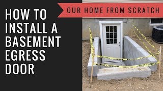 How to Install a Basement Egress [upl. by Vladi]