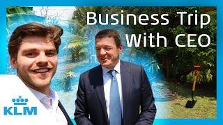 A Business Trip With The CEO  Intern On A Mission  KLM [upl. by Ivers]