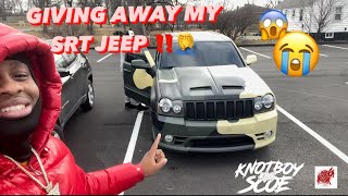 WINNER OF THE RAFFLE GETTING MY SRT JEEP ‼️🤦‍♂️  POV GOING CRAZY IN THE SRT 😱 [upl. by Lemuela]