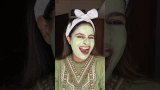 GREEN CLAY MASK  For Glowing Skin skincare shorts [upl. by Ycam496]