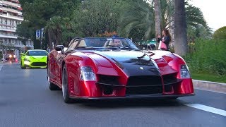 1 of 1 Ferrari Sbarro Tornado SB1 on the road in Monaco [upl. by Pudens]