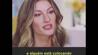 GISELE BÜNDCHEN PARA SER O MELHOR TEM QUE SE DEDICAR 100 [upl. by Nelo53]