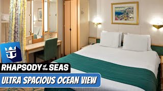 Rhapsody of the Seas  Ultra Spacious Ocean View Stateroom  Full Walkthrough Tour amp Review  2024 [upl. by Leverett]