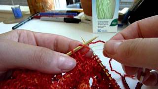 Beaded Knitting using a 3in1 Flosser [upl. by Feledy]