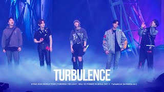 20240128 에이티즈 ATEEZ WORLD TOUR TOWARDS THE LIGHT  WILL TO POWER IN SEOUL DAY2  야간비행Turbulence [upl. by Freddie769]