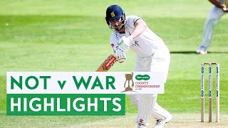 Sibley Boosts England Chances With 300 Runs in Match  Nott v War  Specsavers County Championship [upl. by Mahgirb]