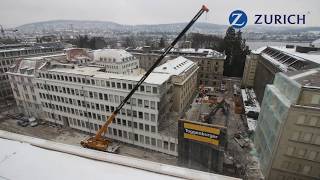 Baustellen Webcam Zurich Versicherung [upl. by Gnagflow522]