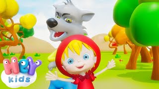 Rotkäppchen und der Wolf  Märchen für kinder  KinderliederTV [upl. by Lannie]