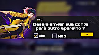 COMO PASSAR A CONTA DO FREE FIRE PARA OUTRO CELULAR  COMO VINCULAR CONTA EM OUTRO CELULAR [upl. by Bumgardner]