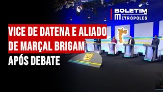 Vice de Datena e aliado de Marçal brigam após debate [upl. by Inanuah332]