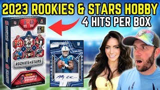 🔥 NEW RELEASE 🔥 2023 PANINI ROOKIES amp STARS FOOTBALL HOBBY BOX REVIEW [upl. by Neleag322]