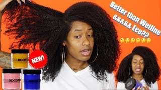 STYLE FACTOR EDGE BOOSTER GEL FOR THICK NATURAL HAIR WORTH THE HYPE  MICHELLE JONES [upl. by Iborian]