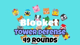 Blooket Tower Defense 2nd In The World 49 Rounds [upl. by Doscher]