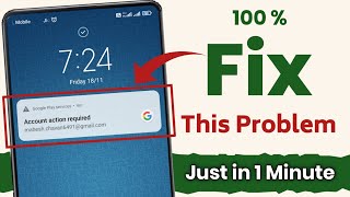 How To Remove Account action required  Google Play services Account action required Android [upl. by Elttil]