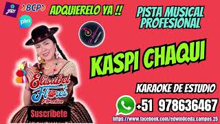 FLORELISA  KASPI CHAQUI  PISTA KARAOKE [upl. by Calvinna]