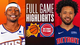 SUNS at PISTONS  NBA PRESEASON FULL GAME HIGHLIGHTS  October 8 2023 [upl. by Atekal]