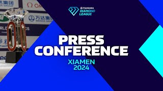 Xiamen 2024 Press Conference  Wanda Diamond League [upl. by Anaul]