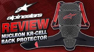 Alpinestars Nucleon KRCell Back Protector Review  Sportbiketrackgearcom [upl. by Lynette32]