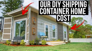 What This 40 ft Container Home Cost to Build Contractor Costs [upl. by Wernsman]