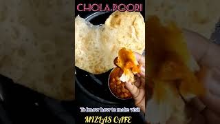 chola poori recipe😋 link is in description 😋 to know how to make visit 😋MIZLAS CAFE😋 [upl. by Ayekram]