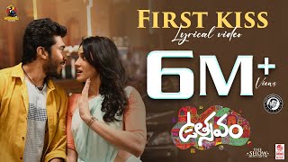 First Kiss Lyrical Video Utsavam  Dilip Prakash  Regina  Ram Miriyala Anup RubensAnanth Sriram [upl. by Orenid421]