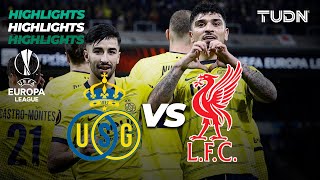 Union Saint Gilloise vs Liverpool  HIGHLIGHTS  UEFA Europa League 202324  TUDN [upl. by Ihculo]