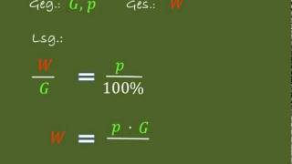 Prozentrechnung leicht gemacht 1 [upl. by Reggy881]