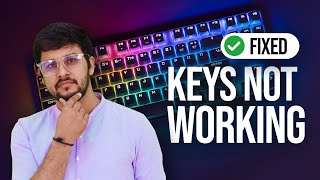 Fix Some Keys Not Working on Laptop Keyboard  Keyboard Not Working on Windows 10 Solved [upl. by Lekcar]