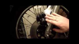 Honda CB200 Front Brake Refurbish Part 2 of 2 [upl. by Fancie589]