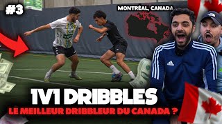 Qui est le meilleur dribbleur du CANADA avec 3 INTERNATIONAUX  600 à gagner [upl. by Atnwahsal]