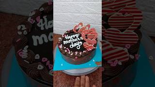 mothers day cake chocolate cake decorating youtubeshorts shorts mothersdaycake [upl. by Frodeen]