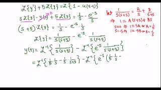 Use of Laplace transform to solve an IVP with discontinuous forcing function [upl. by Deedahs545]