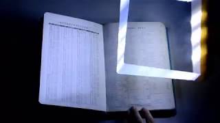 Portable Night Vision Book Reading LED Adjustable Flat Creative Light [upl. by Nnawtna]