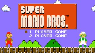 Super Mario Bros  Full Game Walkthrough NES [upl. by Bartlet]