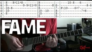 David Bowie Fame Guitar Tab  Guitar Chords  Guitar Lesson [upl. by Naima462]