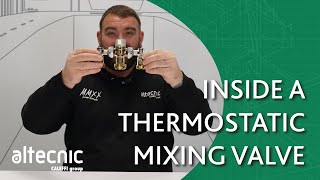 How does it work  Inside a Thermostatic Mixing Valve TMV [upl. by Eneladgam]