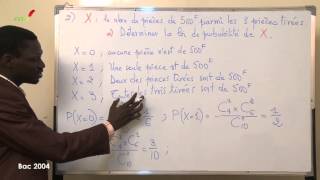 Exercices  Terminale  Mathématiques  Probabilité Bac 2004 Serie S [upl. by Anhaj]