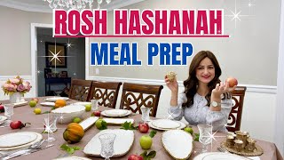 Rosh Hashanah Meal Prep Jewish New Year Mains Appetizers Fish Salads and Dessert Recipes [upl. by Karrah]