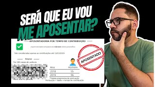 SERÁ QUE ME APOSENTEI Calculadora de aposentadoria INSS  Faça a sua simulaçção [upl. by Garrot]