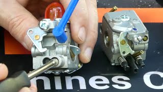 Adjusting a 2 Stroke Small Engine Carburetor with Hipa Carb Adjustment Kit [upl. by Otsugua689]