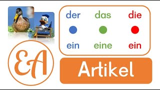 2  Grammatik Vorkurs  Artikel  ein eine ein  bestimmter u unbestimmter Artikel  Deutsch lernen [upl. by Thorman565]